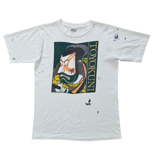 1987 Utagawa Toyokuni I Ukiyoe Samurai Shogun Art Tee