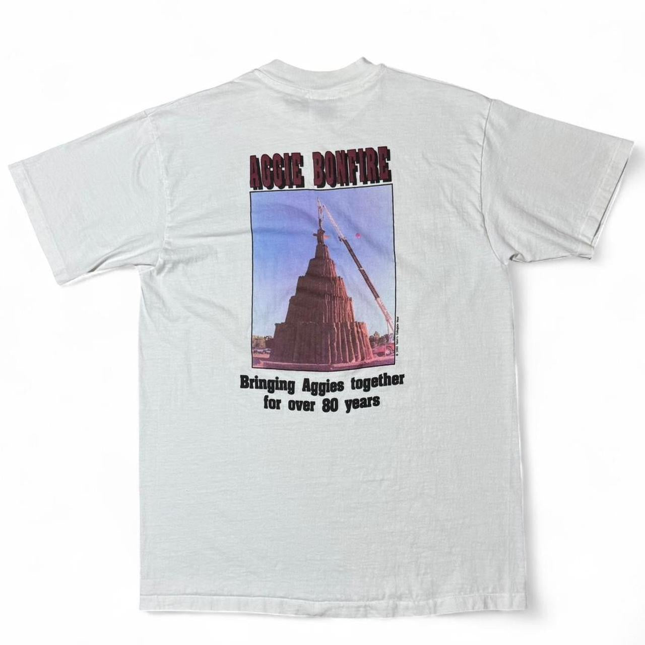 1992 Aggie Bonfire “If you build it, they will come.” Texas A&M Souvenir Tee