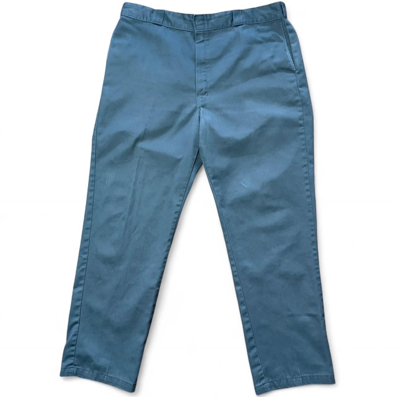 Vintage 90s Y2K Grey Dickies Workwear Skater Trouser Utility Pants