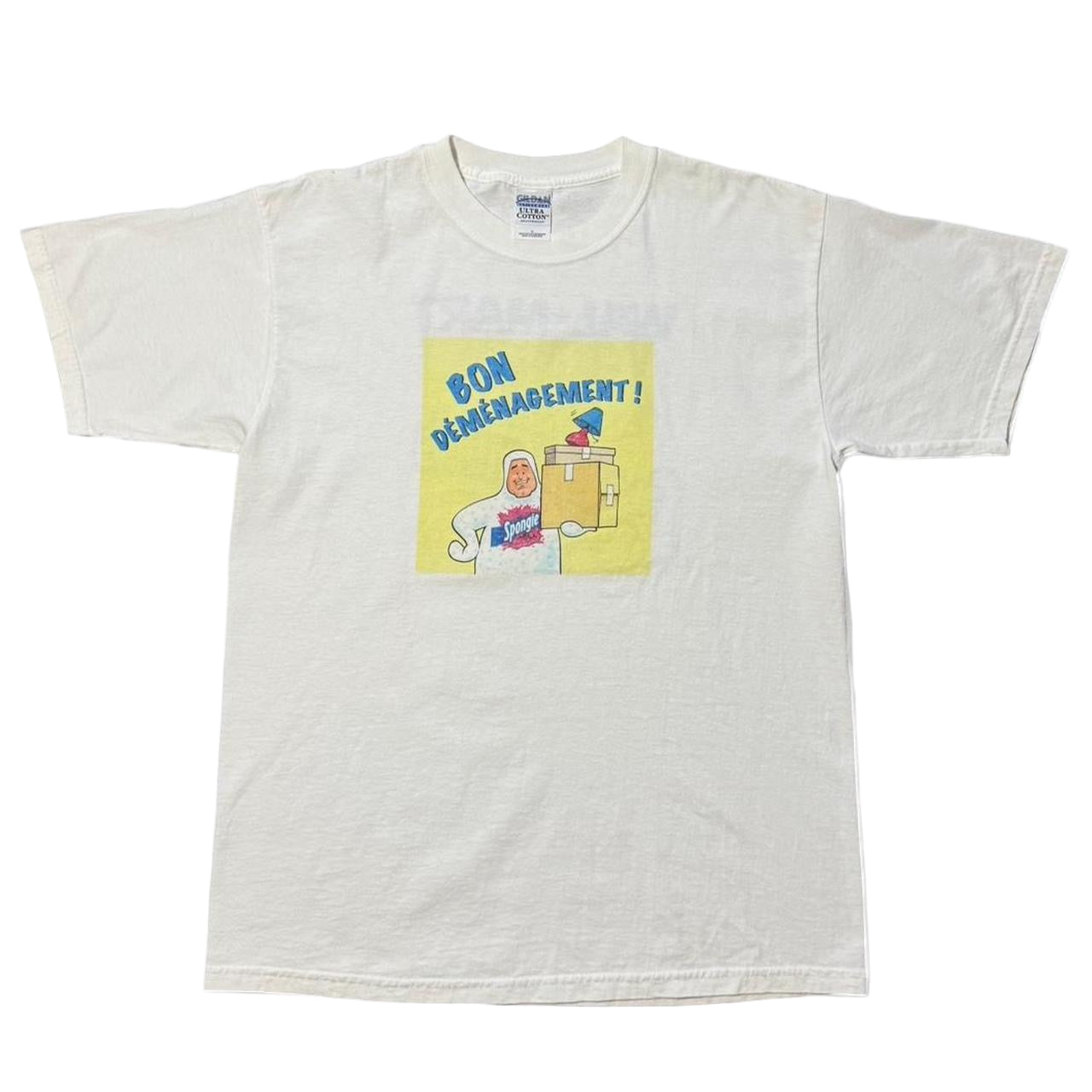 Y2K Bon Demenaget! French Sponge Towels Walmart Promo Merch Tee