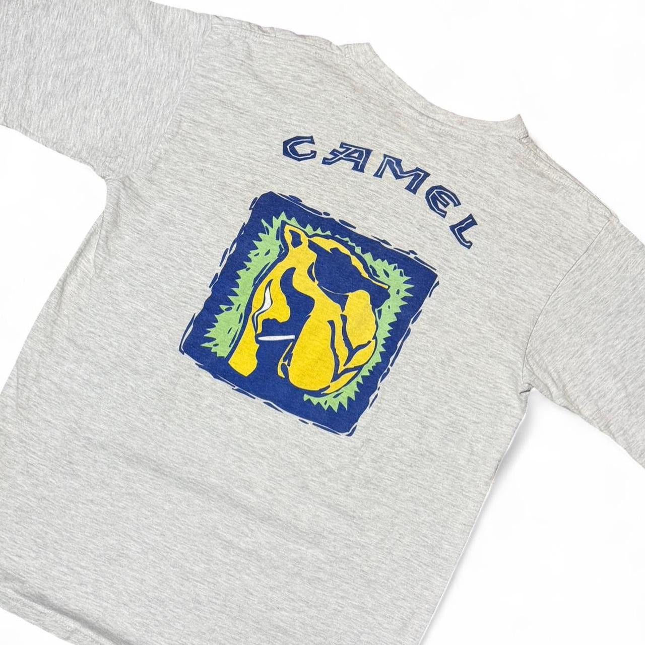 Vintage 90s Joe Camel Cigarettes Mullet Graphic Smoking Promo T-shirt