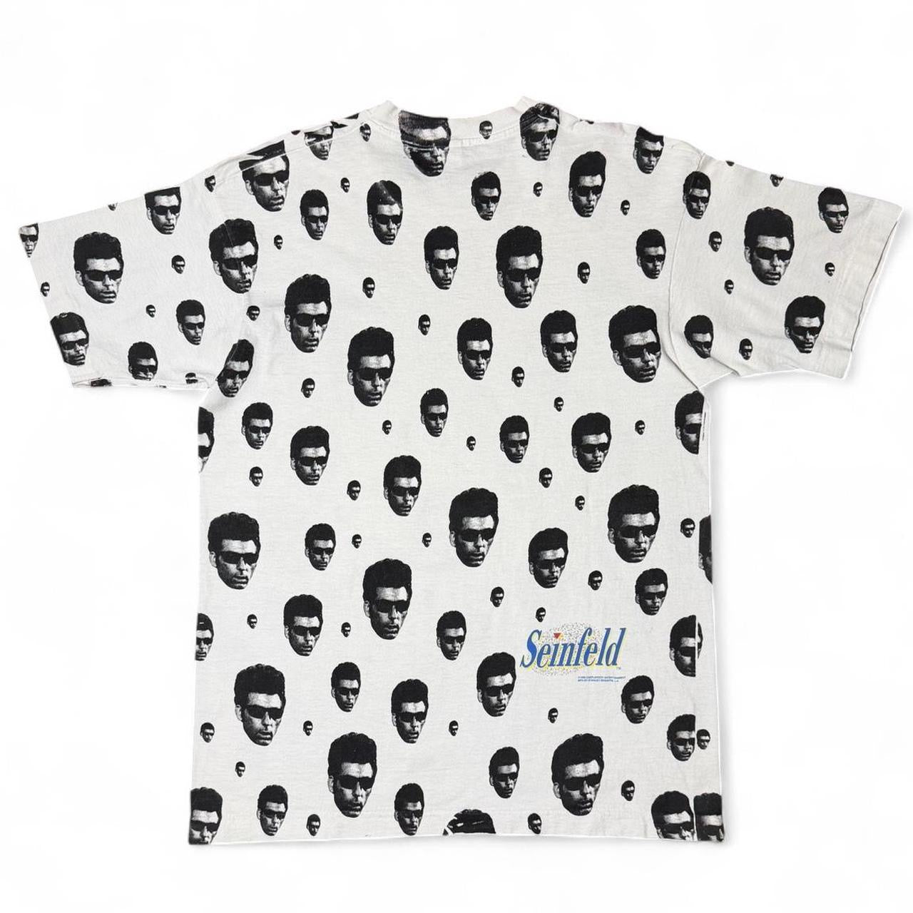 1993 AOP Seinfeld Kramer Stanley Desantis Graphic T-shirt