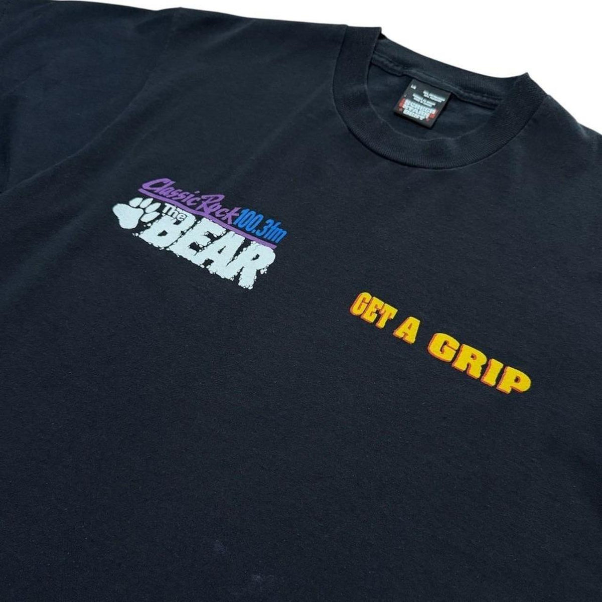 90s Aerosmith Get A Grip The Bear Radio Station Live Set Promo T-shirt