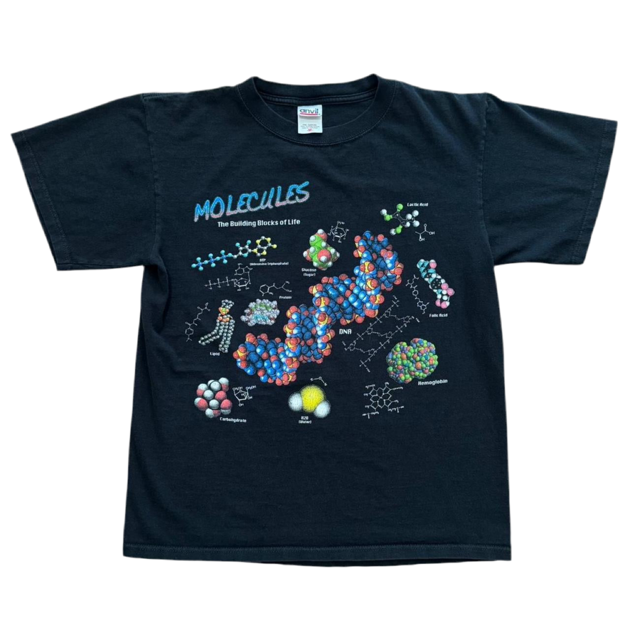 90s Molecules Science Graphic Tee