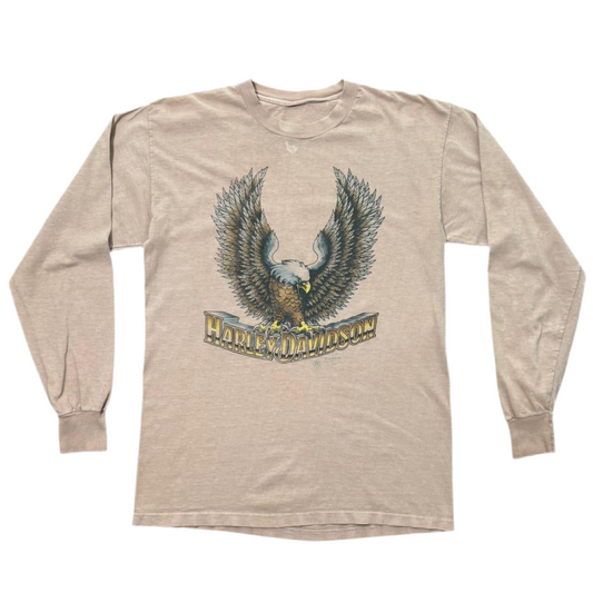 1989 Harley Davidson 3D Emblem Eagle Long Sleeve