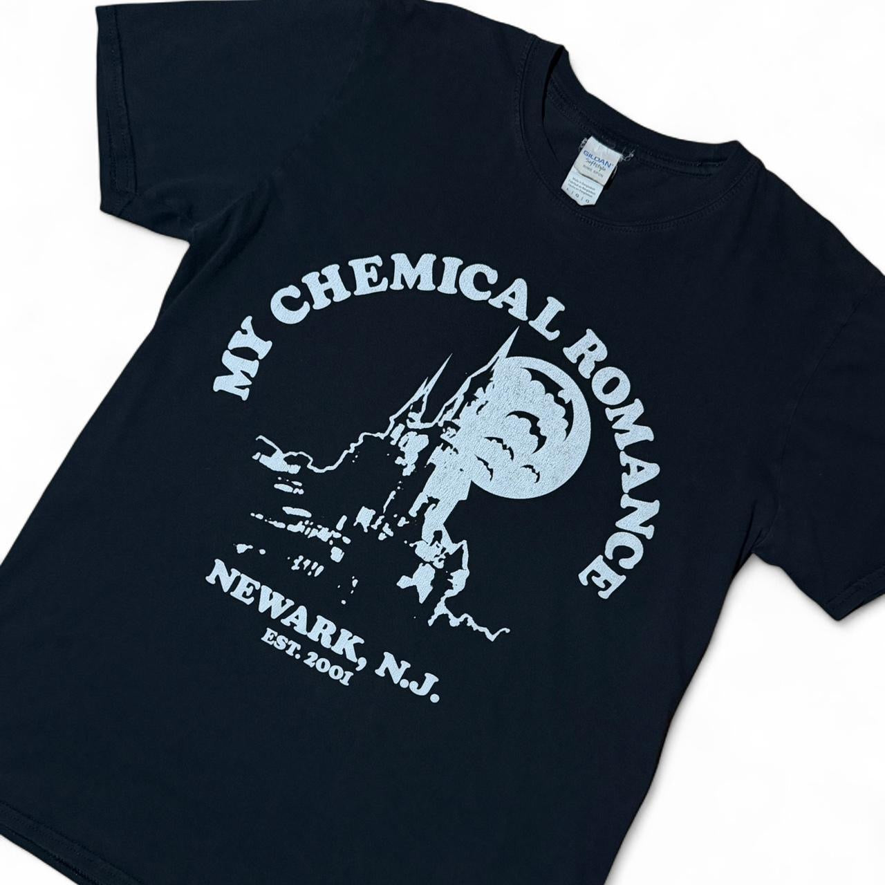 Y2K Black My Chemical Romance MCR Emo Punk Rock Music Concert T-shirt
