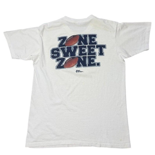 90s No Fear Football Sweet Zone Single Stitch Graphic Sports USA T-Shirt