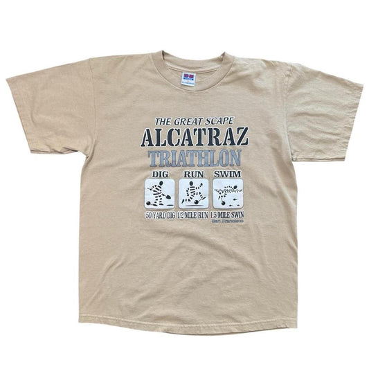90s Alcatraz Prison Triathlon Tee