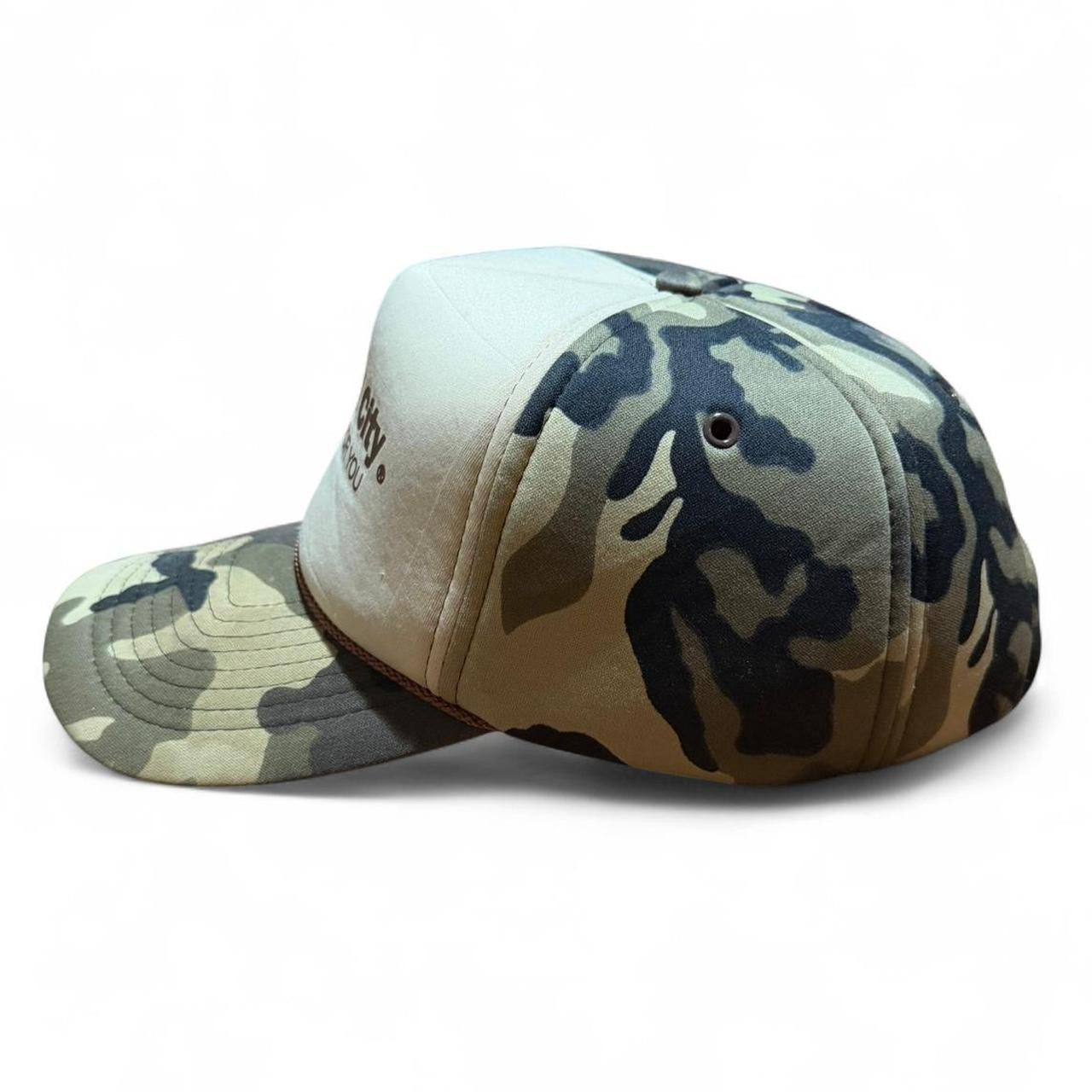 90s Camouflage National City Has Bucks For You Hunting Foam Trucker Hat