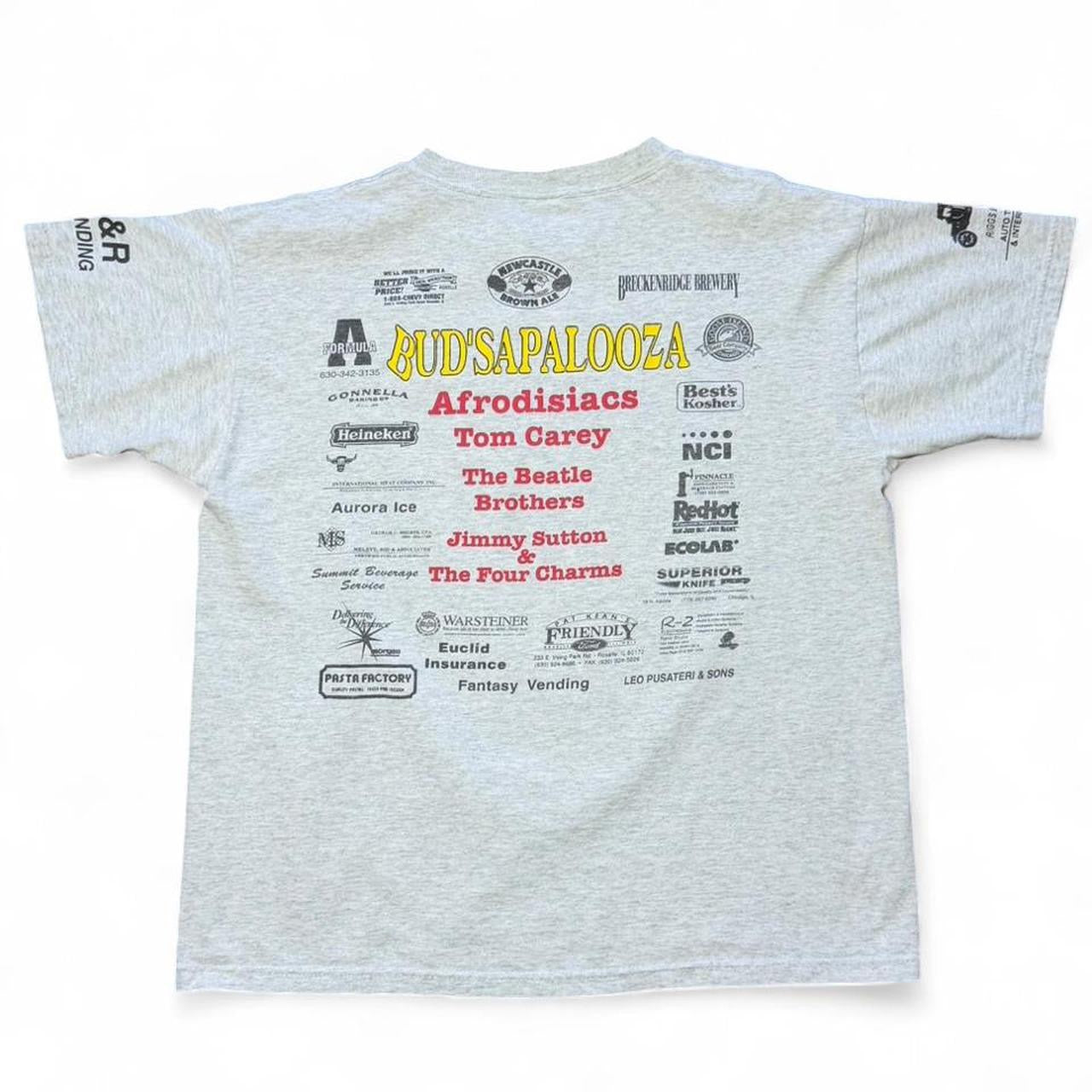 Vintage ‘99 Harley Davidson Buds Fest Motorcycle Biker Promo Souvenir T-shirt