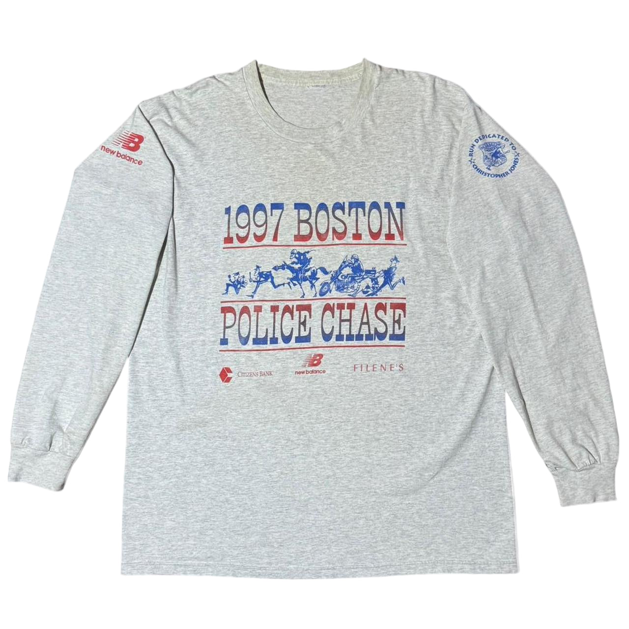 1997 New Balance Citizen Bank Boston Police Chase Long Sleeve