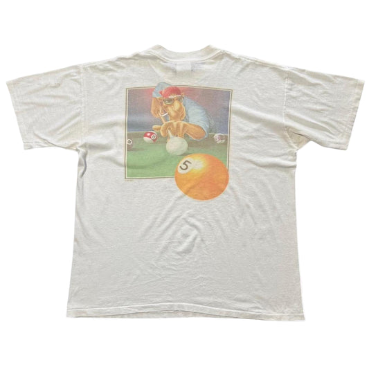 90s Distressed Joe Camel Cigarettes Pool Table Billiards Tee