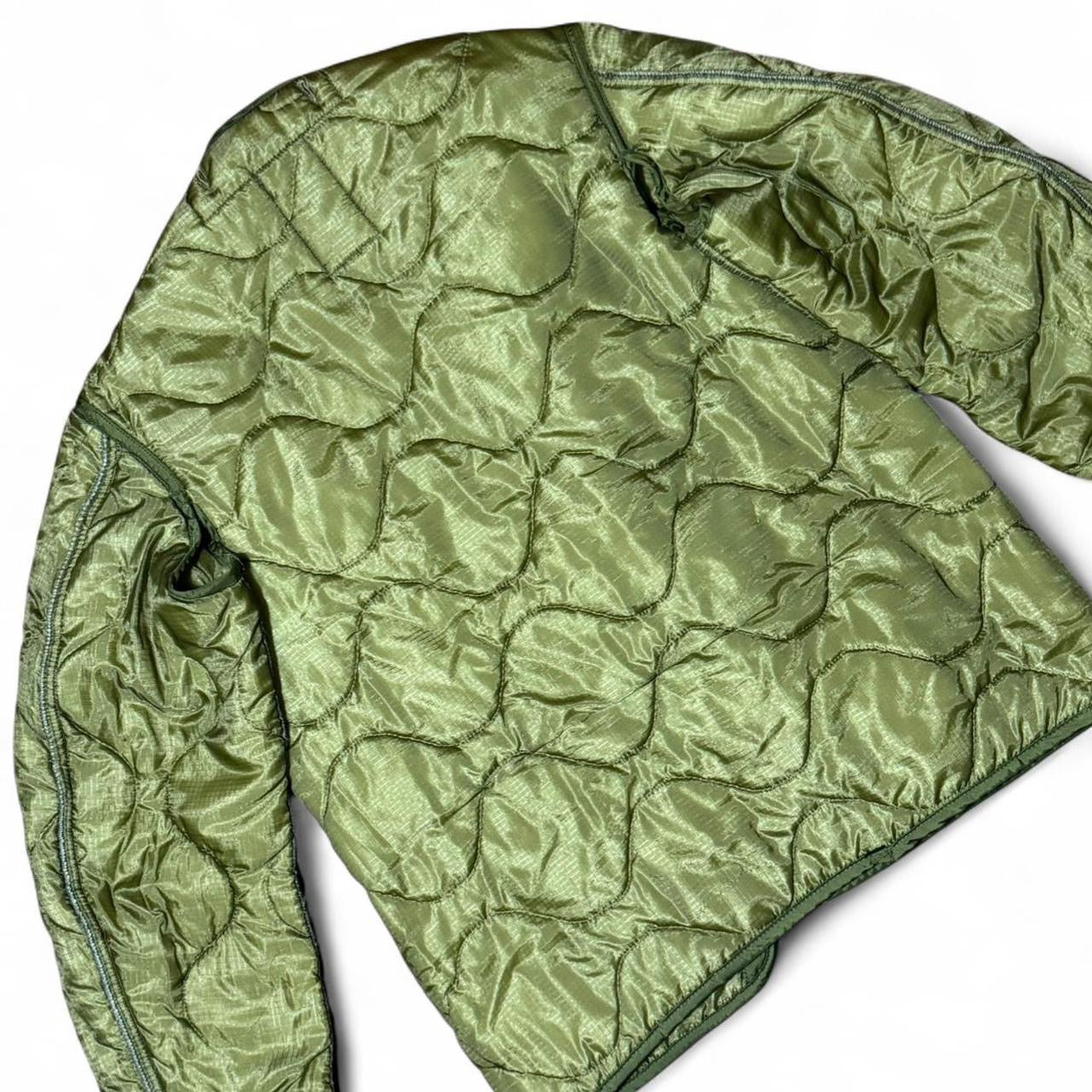 Vintage U.S. Military M-65 Field Jacket Army Green Quilted Liner