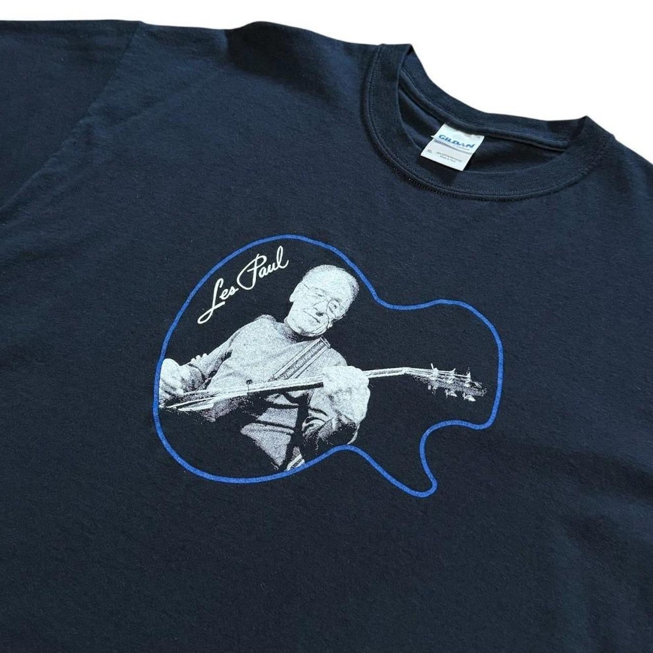 Y2K Les Paul Iridium Jazz Club NYC Musician Guitarist Graphic T-shirt