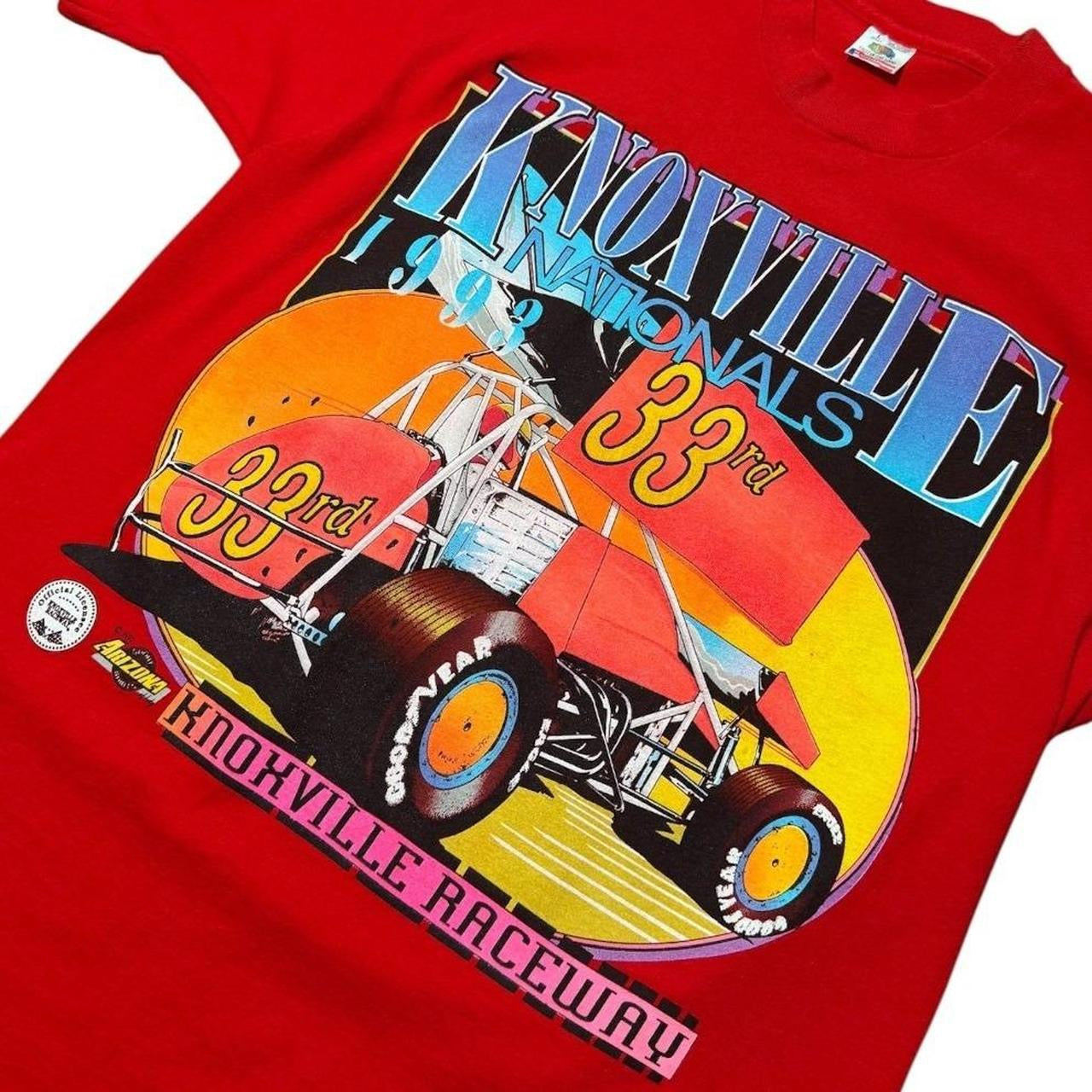 1993 Knoxville Nationals Sprint Car Racing Auto Sports Graphic T-Shirt