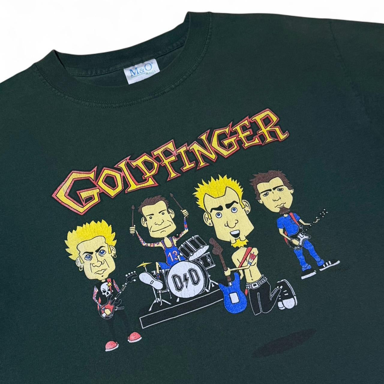 Y2K Goldfinger Ska Punk Rock Music Band Concert Tour Tee