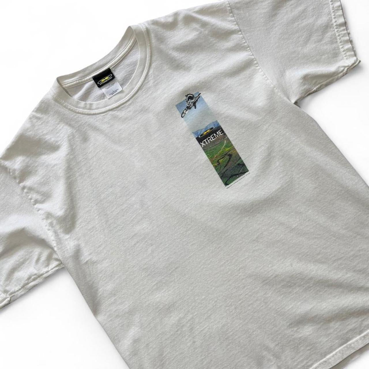 Vintage Y2K 2004 Motocross I Live For This Extreme Sports Biking T-shirt