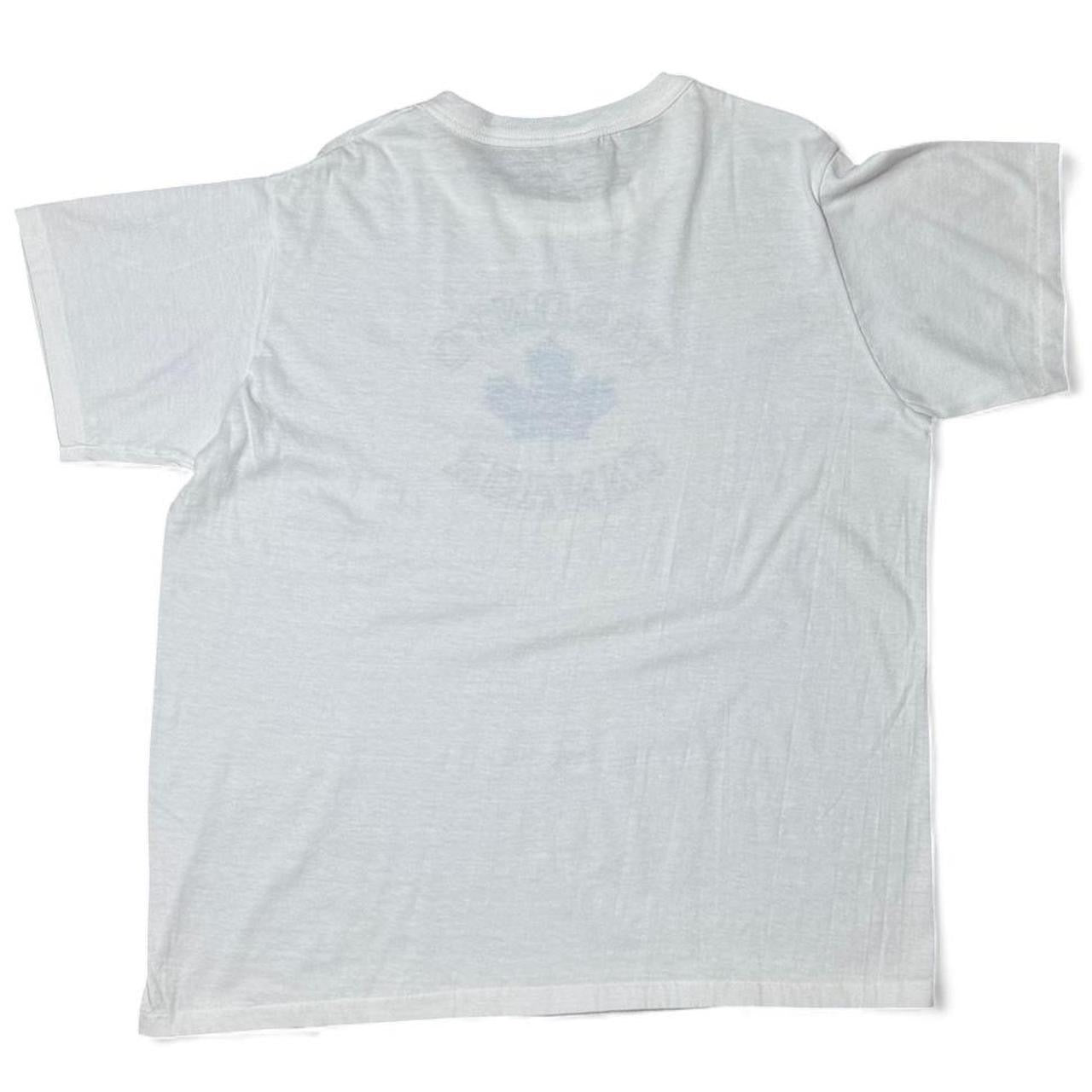 Vintage 80s Toronto Canada Souvenir Blue Maple Leaf Single Stitch T-shirt