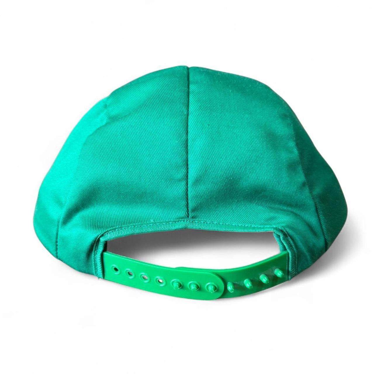 Vintage 90s Green Tristar 5 Panel Retro Skater Painter Cap Snapback Hat