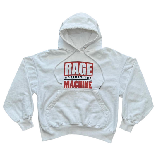 2018 Rage Against the Machine White Hoodie
