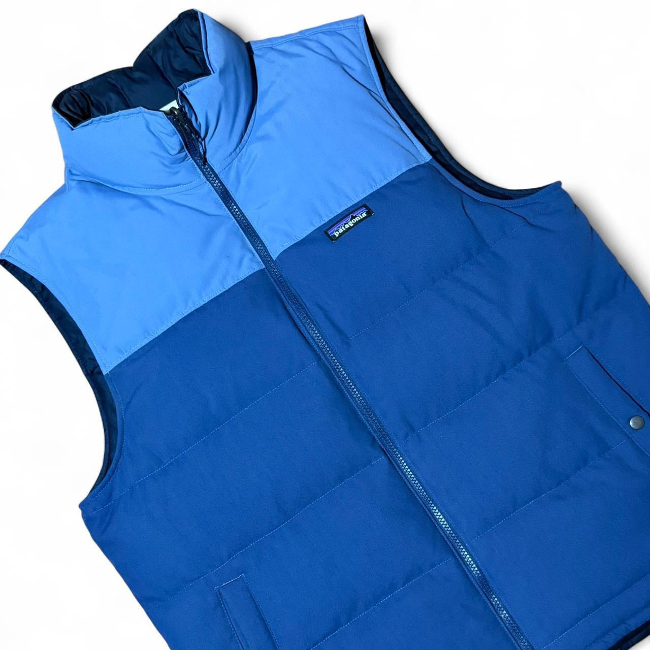 Vintage 90s Reversible Navy Blue Bivy Patagonia Down Puffer Vest