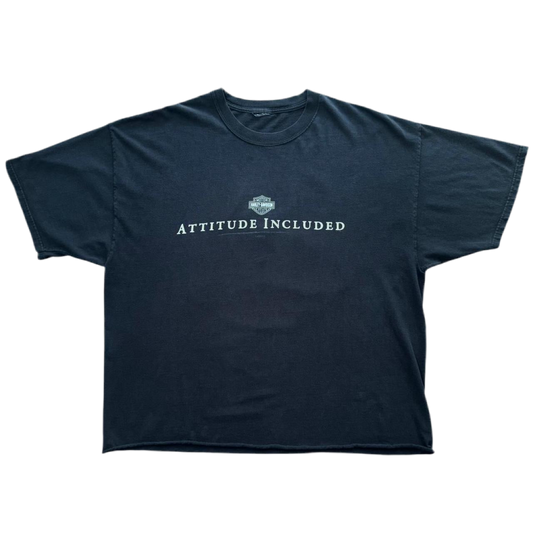 2009 Harley Davidson Attitude Included Cropped Bottom Tee