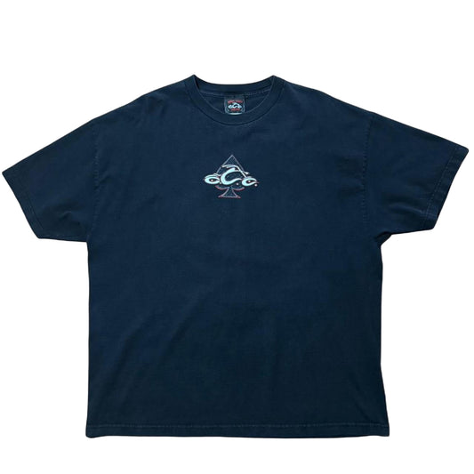 2003 Black & Red Y2K Orange County Choppers Spade Graphic Biker Tee