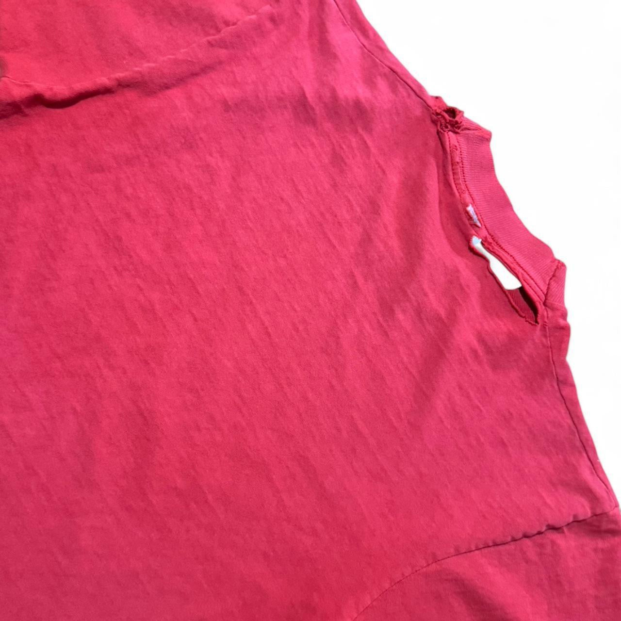 80s Distressed Coca-Cola Spellout Logo Tee