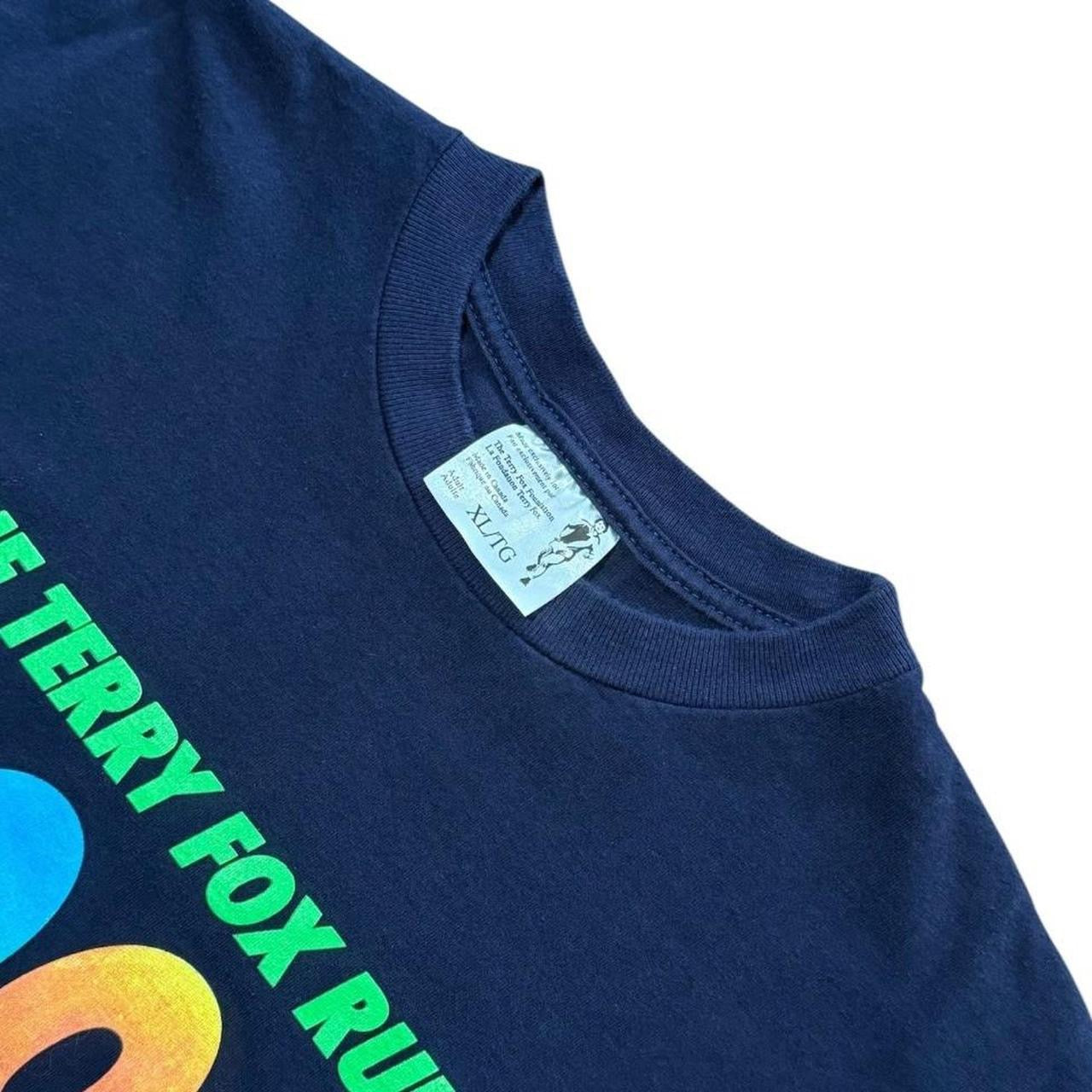 Y2K Terry Fox Foundation Marathon Running Fundraiser Graphic T-shirt
