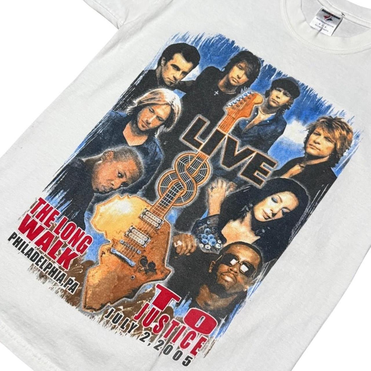 Y2K Live 8 2005 Philadelphia Concert Festival Merch T-shirt