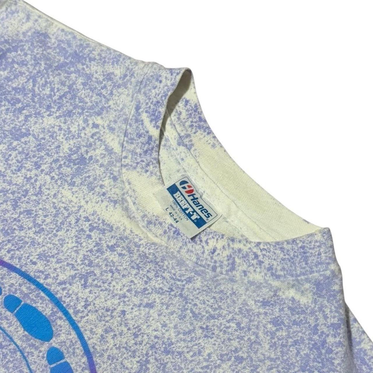 90s Zulu Shinerama Pepsi Purple Acid Wash Tie Dye Promo Graphic T-shirt