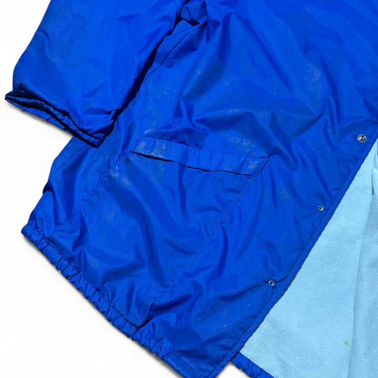 80s Blue Nylon Tri-County Band Boosters Windbreaker