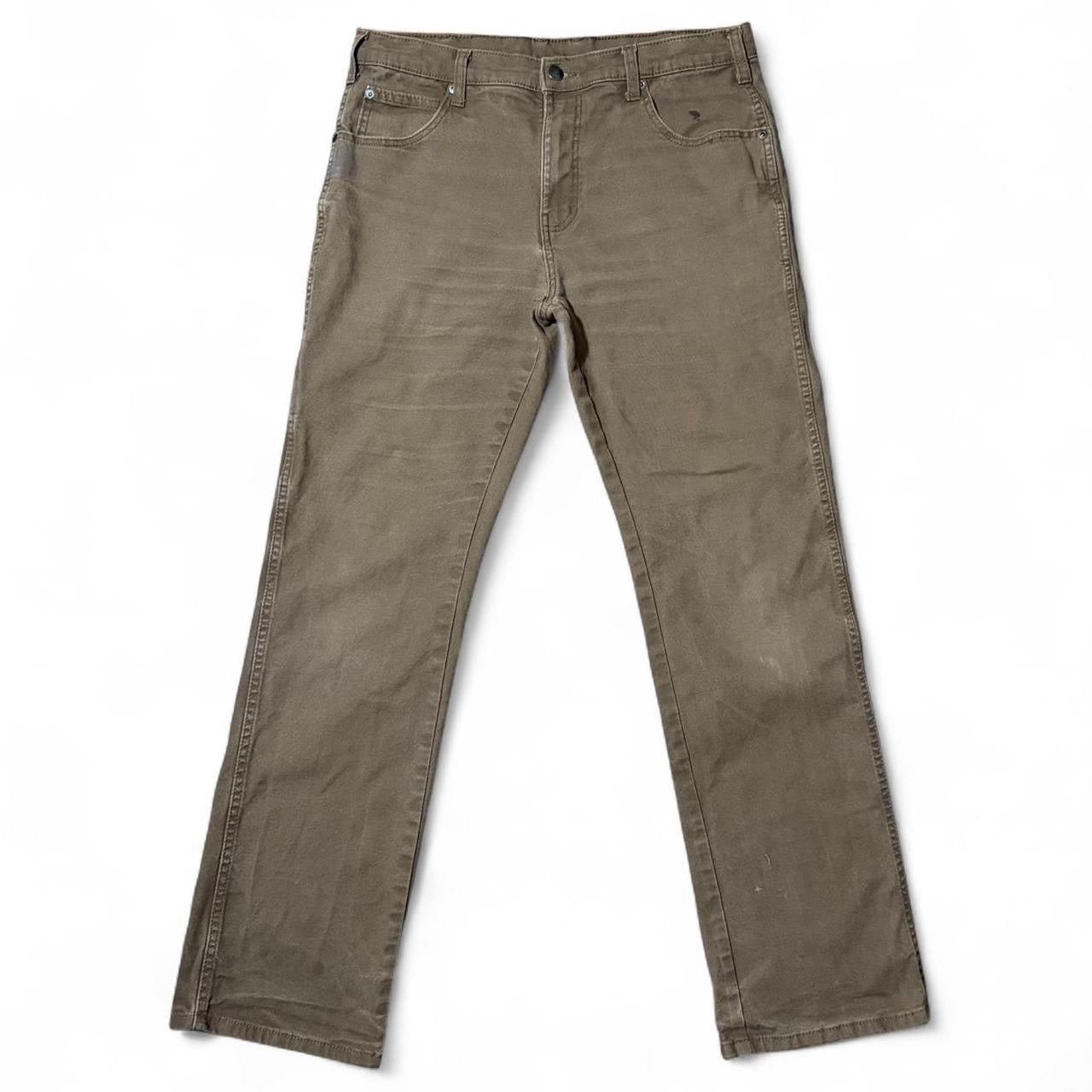 Brown Straight Leg Stretch Fit Dickies Workwear Utility Pants