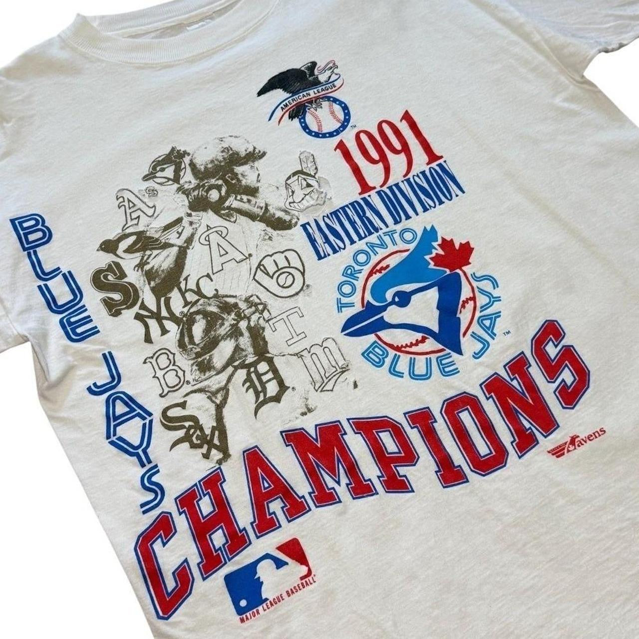 '91 Toronto Blue Jays Champion Raven Sports Graphic MLB Baseball T-shirt
