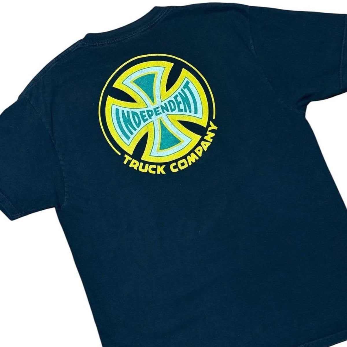 Y2K Independent Skateboards Truck Company Cross Logo Streetwear T-shirt