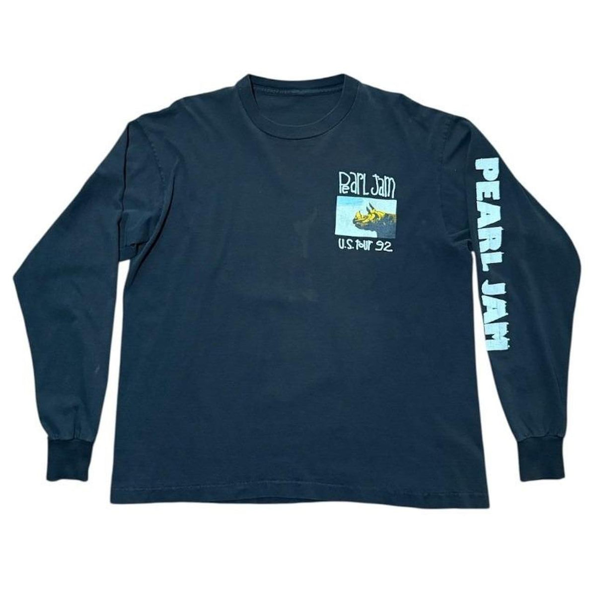 92 Pearl Jam US Tour World Jam Long Sleeve Concert Graphic Band T-shirt