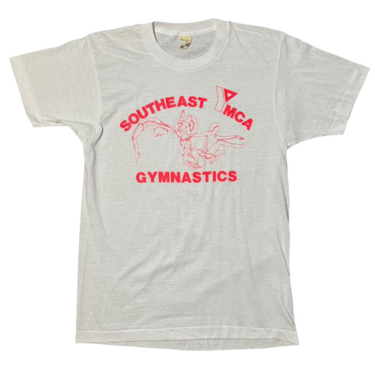 70s YMCA Club Neon Pink Graphic Tee
