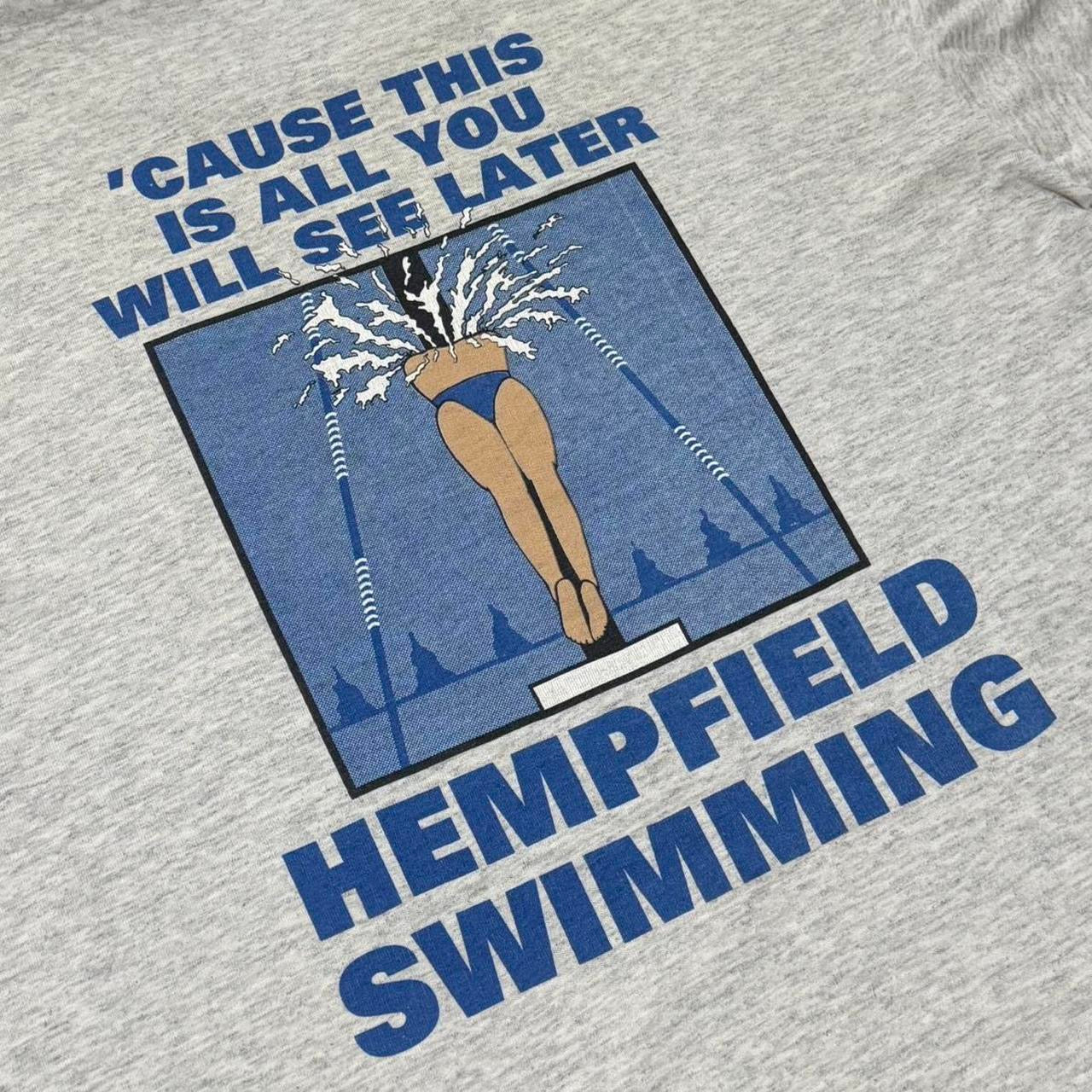 90s Hempfield Novelty Funny Double-sided Swimming Tee