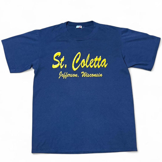 Vintage 80s St. Coletta Jefferson Wisconsin Souvenir Travel Location Tee