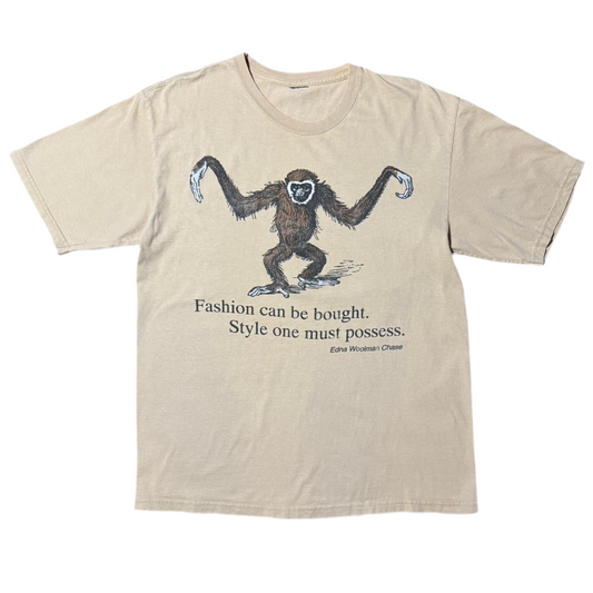 90s Edna Woolman Chase Monkey Art Tee