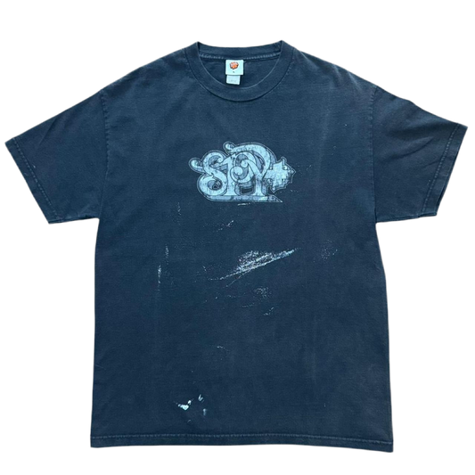 90s Distressed Spy Eyewear Glasses Logo Tee