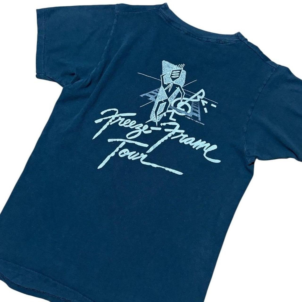 80s J Geils Band Freeze Frame Rock Band Concert Merch Tour USA T-Shirt