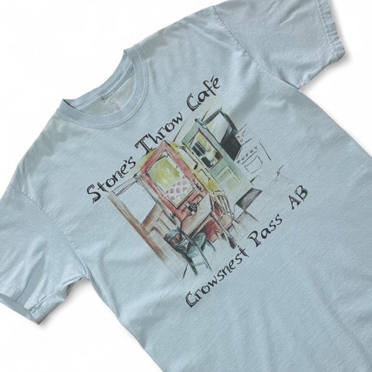 Blue Crownsnest Pass Alberta Canada Graphic Souvenir Tee