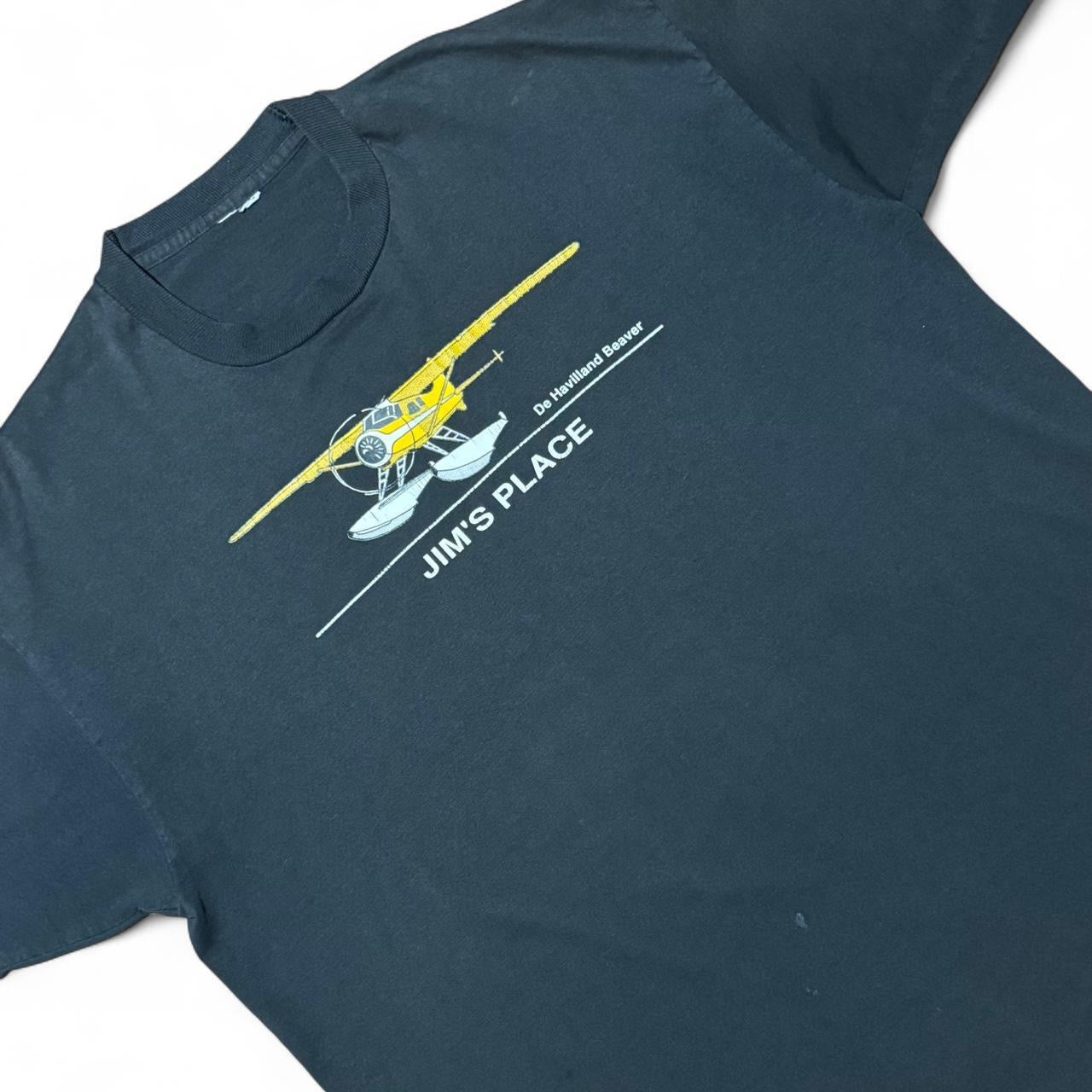 90s Jims Place Floatplane Tourism Tee