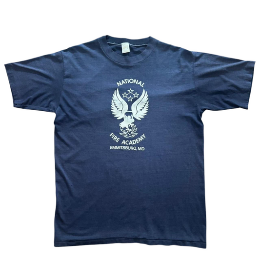 70s National Fire Academy Maryland Navy Blue Tee