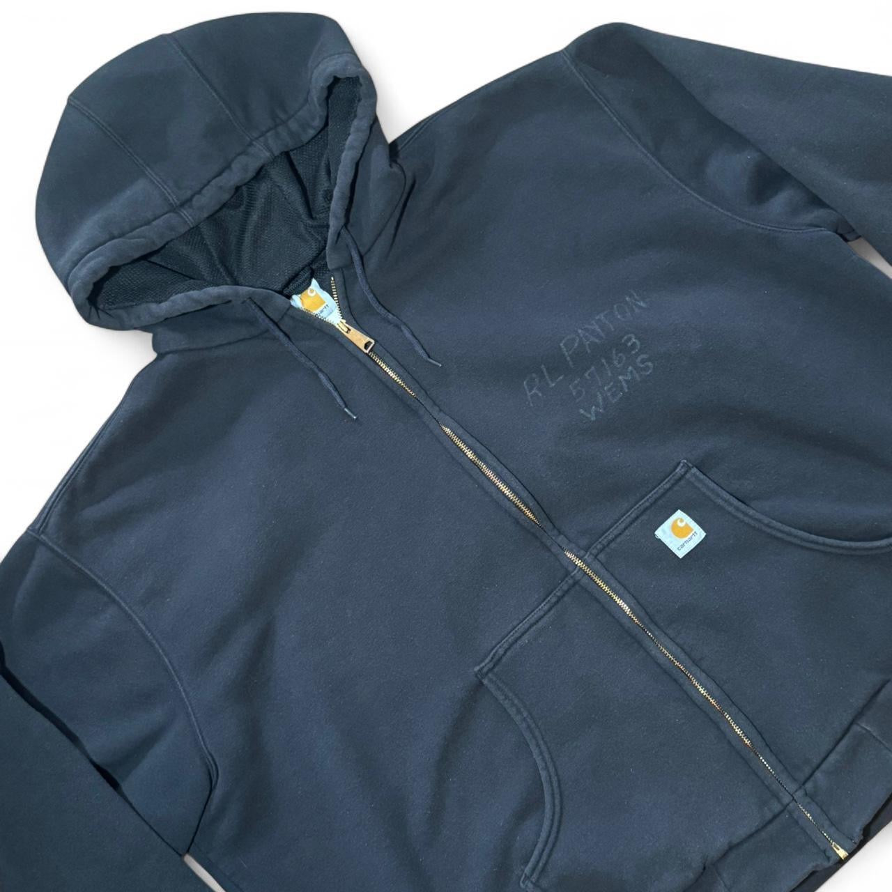 Vintage Carhartt J140 Active Military Issue Sweater Zip Up Jacket