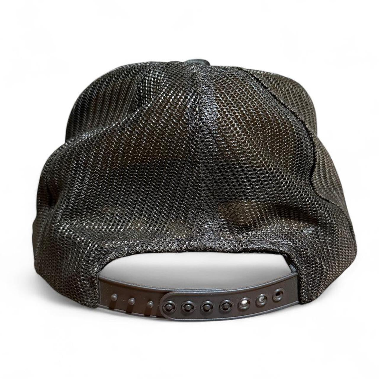 Vintage 90s Vic's Excavating Construction Trucker Mesh Retro Snapback Hat