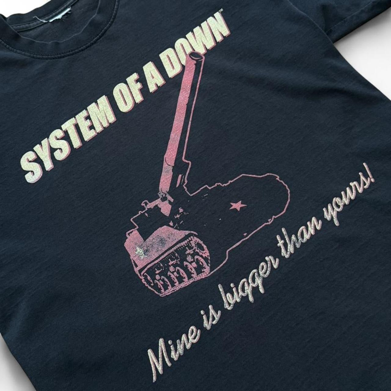 Vintage Y2K System Of A Down Metal Rock Punk Band Music Concert T-shirt