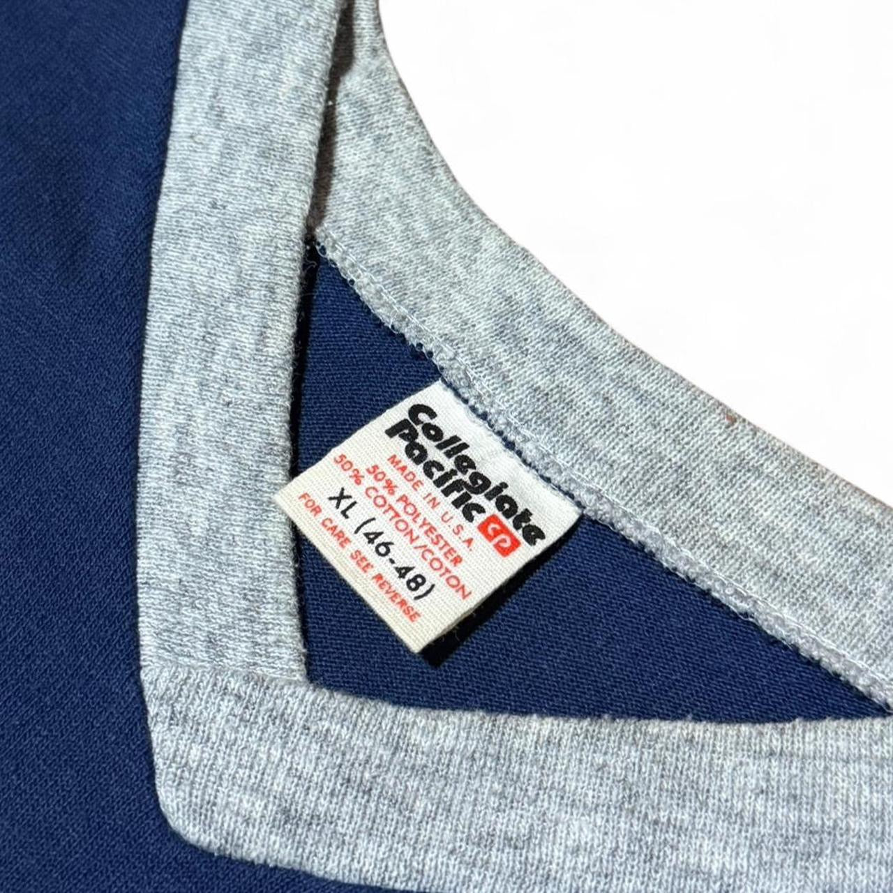 Vintage 80s Universal Studios Raglan V Neck Graphic Souvenir Ringer T-shirt