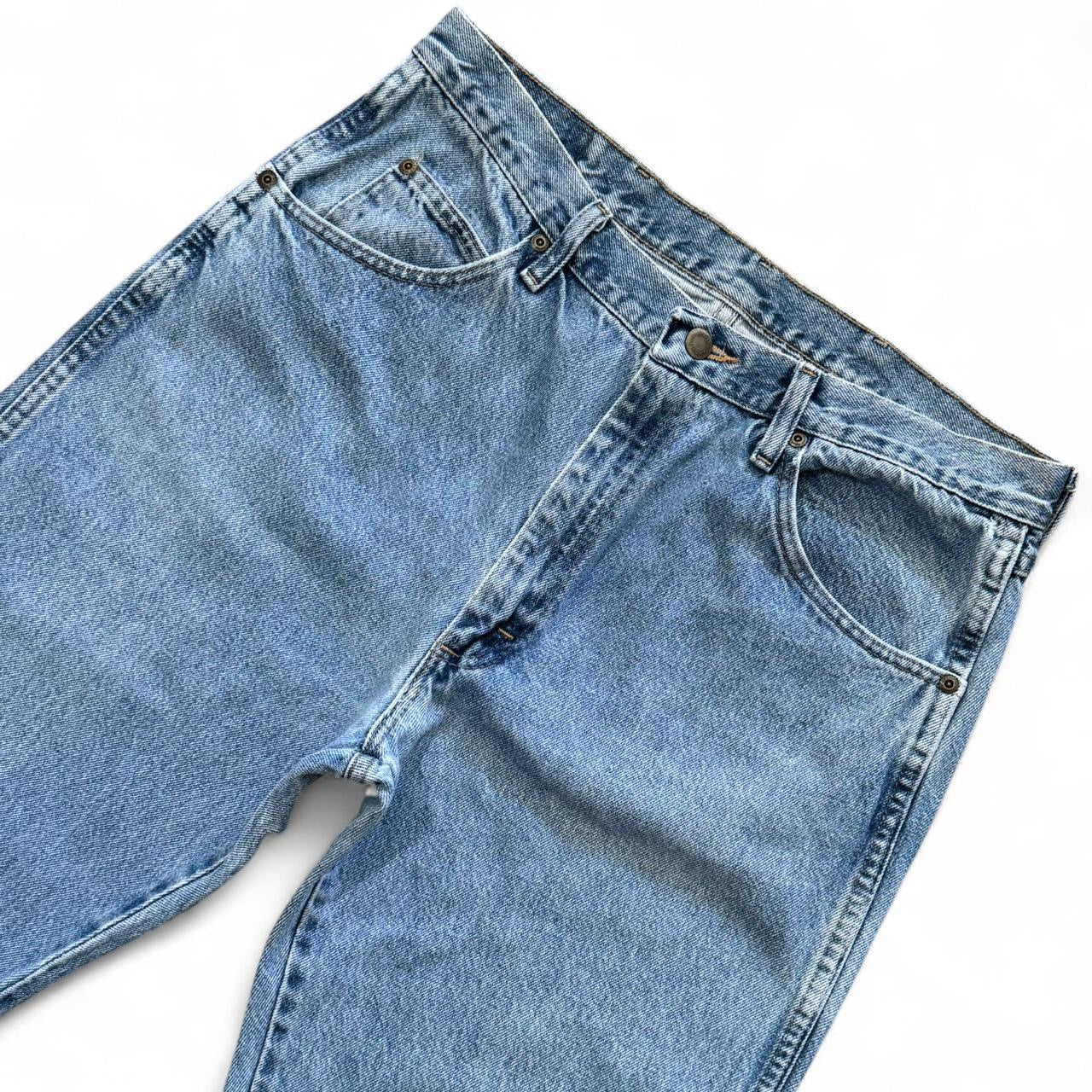 90s Light Wash Blue Wrangler Straight Leg Jeans